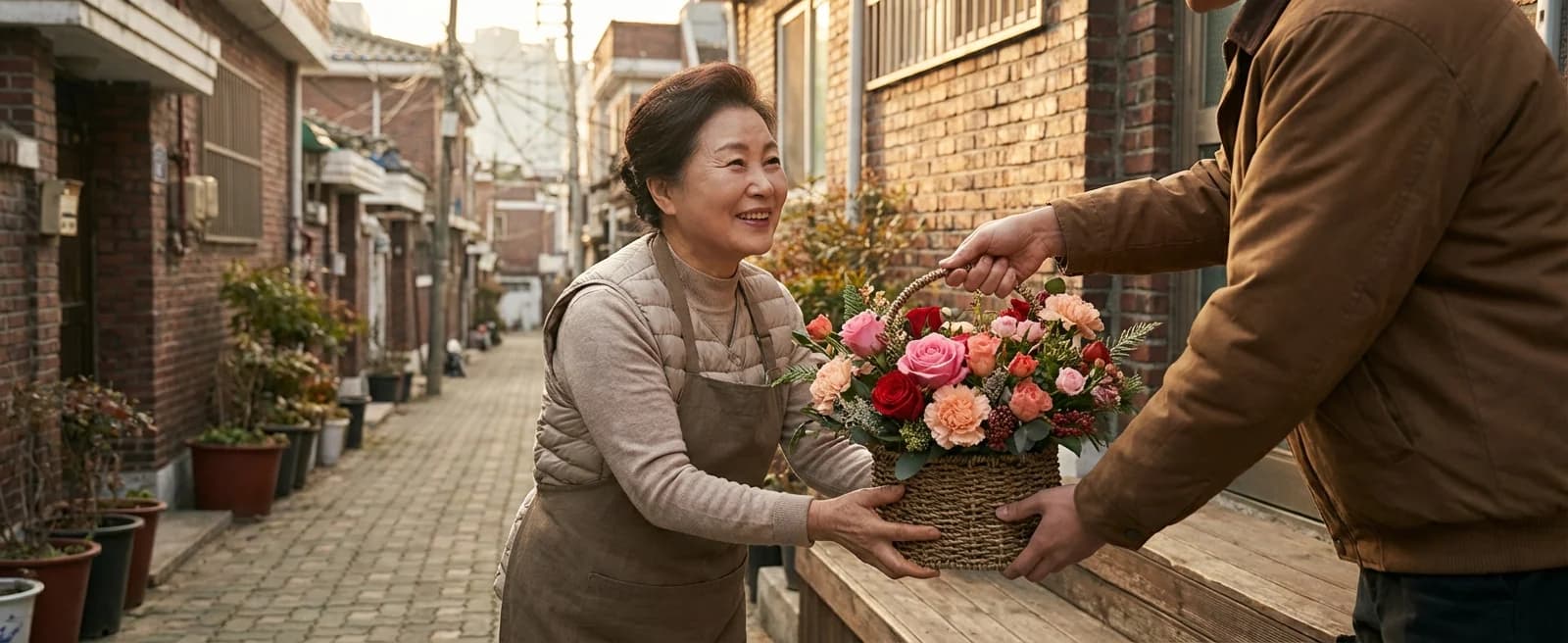 면목동 꽃배달